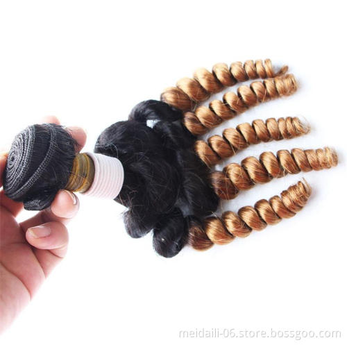 brazilian hair styles ombre color fumi curly hair bundles